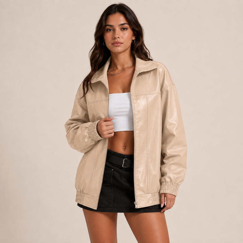 The Faux Leather Jacket