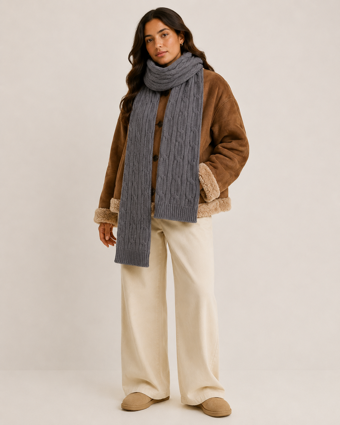 The Cable Knit Scarf