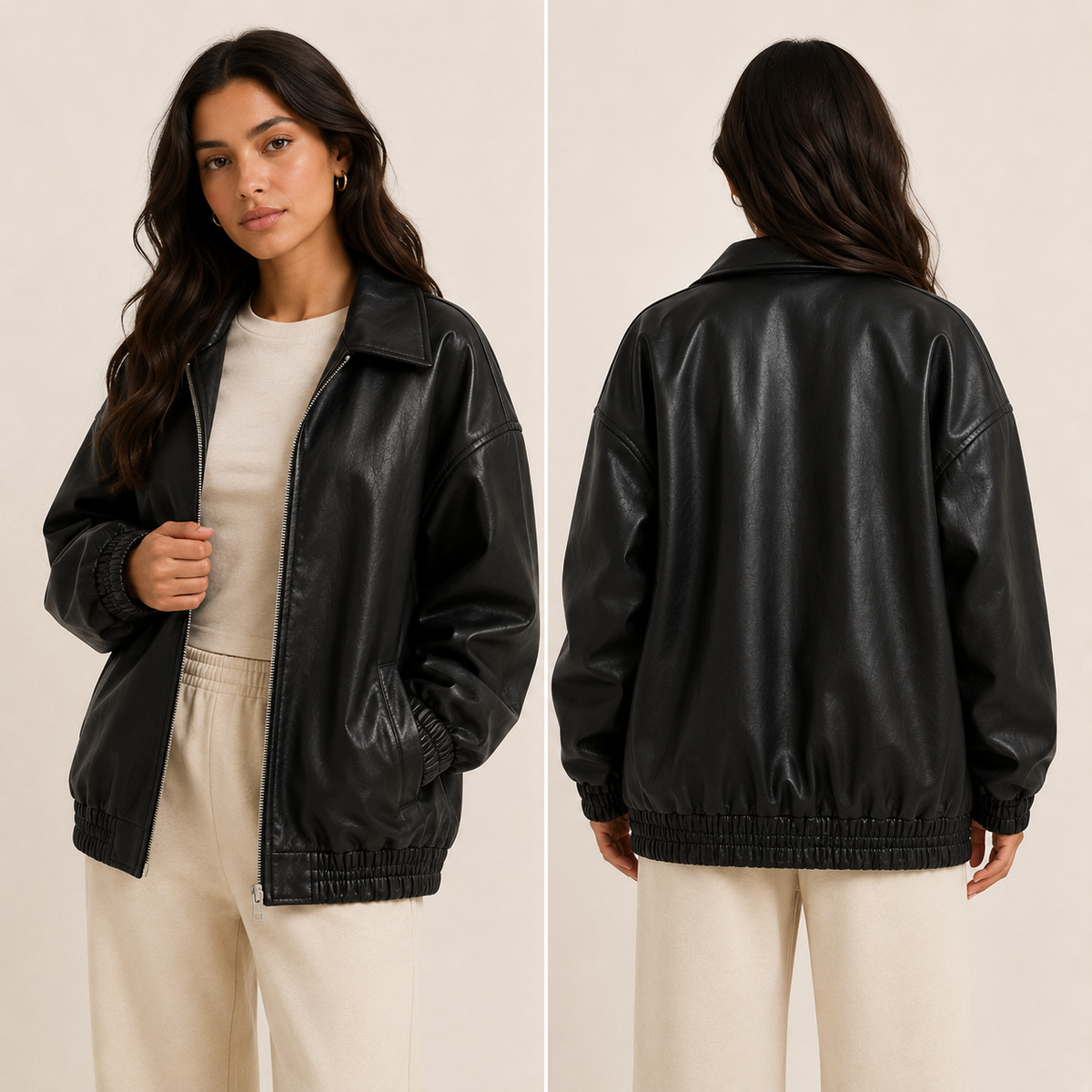 The Faux Leather Jacket