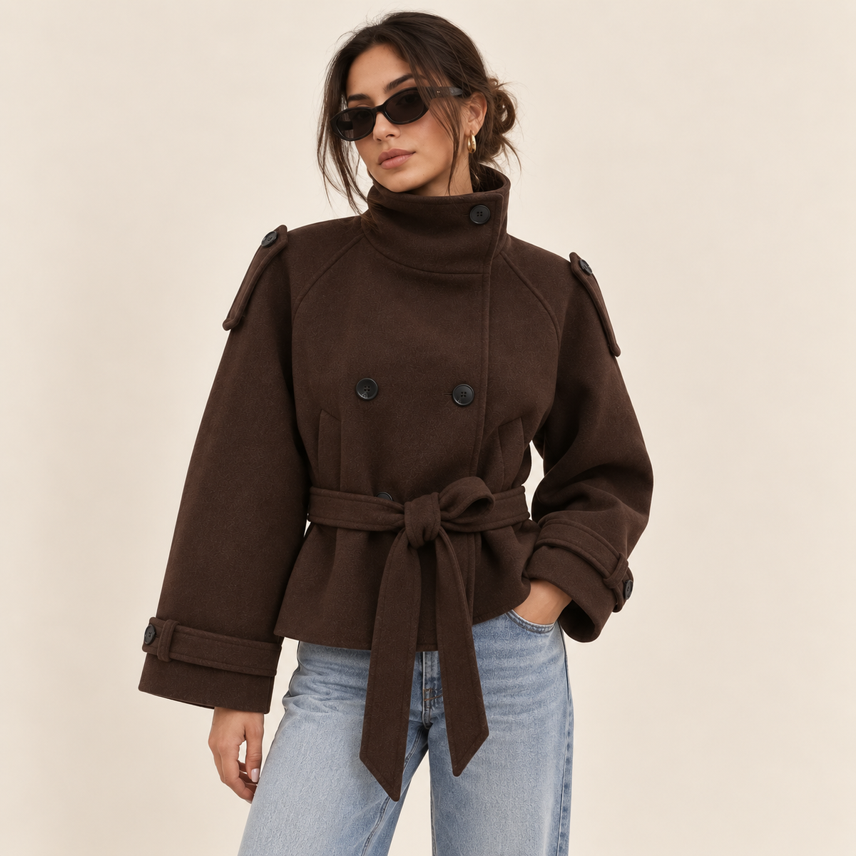 The Belted Pea Coat