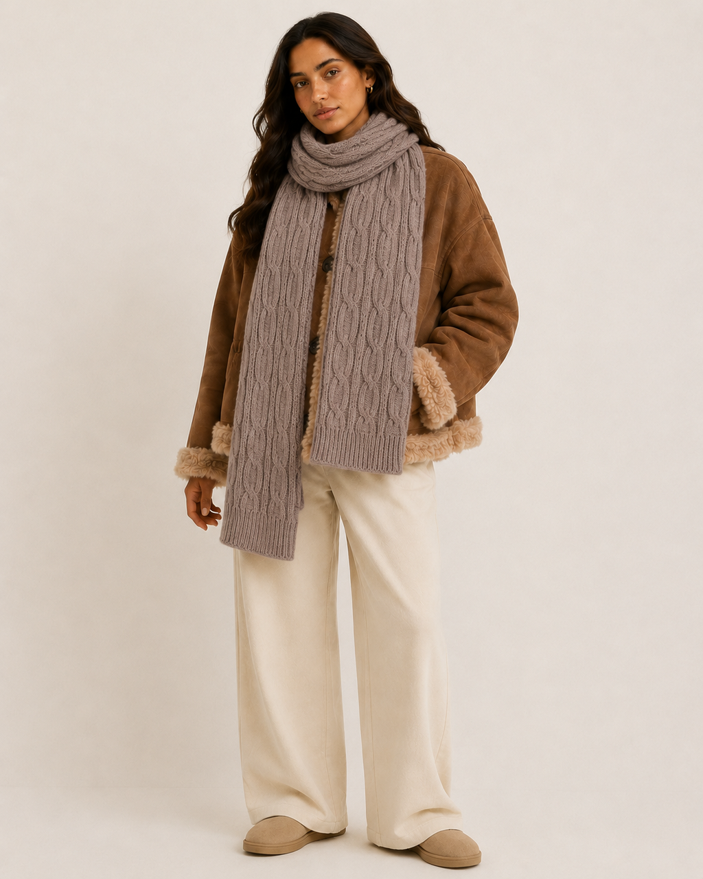 The Cable Knit Scarf